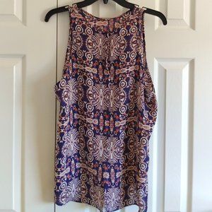 Large Navy with Orange Tank